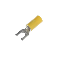 ABB RC2227 Thomas & Betts RC2227 #10 Bolt Hole 12-10 AWG Wire Range Insulated Vinyl Locking Fork Terminal