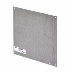 Eaton N1818P Flat Enclosure Panel NEMA 3R ANSI 61 Gray Painted 15 in x 15 in