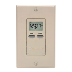 Intermatic EI500LAC 7-Day 120 VAC 60 Hz 15 Amp Light Almond Programmable Timer