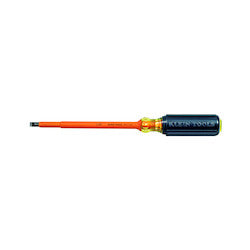 Klein 602-7-INS Insulated Screwdriver, 5/16 Inch Cabinet, 7 Inch