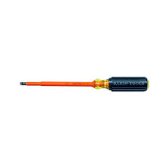 Klein 602-7-INS Insulated Screwdriver, 5/16 Inch Cabinet, 7 Inch