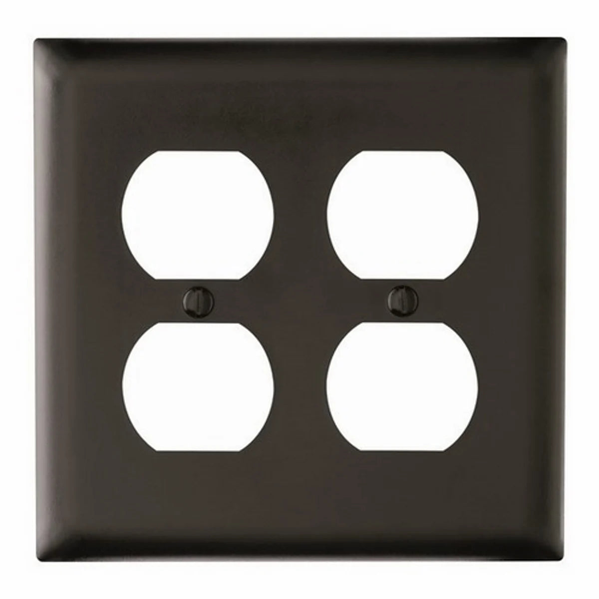 Legrand-Pass & Seymour TP82-BK Trademaster Plate 2gang 2duplex Black