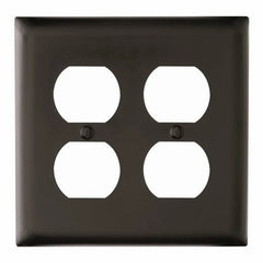 Legrand-Pass & Seymour TP82-BK Trademaster Plate 2gang 2duplex Black