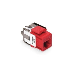 Leviton 6110G-RR6 eXtreme 10G QuickPort Connector, UTP Category 6A, Red