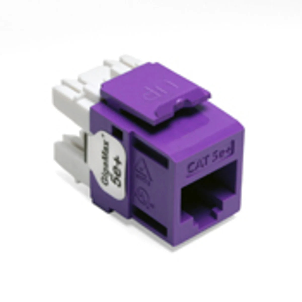 Leviton 5G110-RP5 GigaMax 5e+ QuickPort Connector CAT 5e Purple