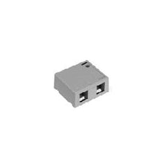 Leviton 41089-2GP Surface-Mount QuickPort Box Plenum-Rated 2-Port Replacement MPN