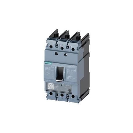 Siemens 3VA5170-4ED31-0AA0 Molded Case Circuit Breaker 690 VAC/500 VDC 70 A 25 kA Interrupt 3 Poles Thermal/Magnetic Trip