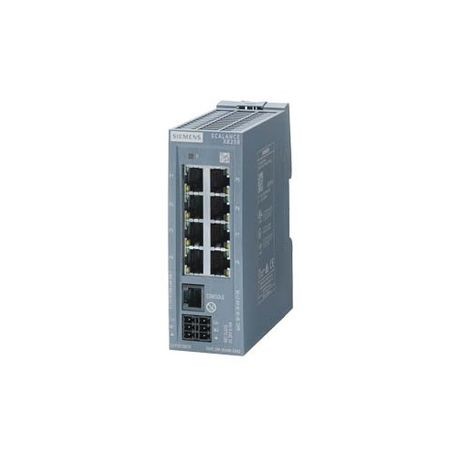 Siemens 6GK52080BA002AB2 SCALANCE XB208 Manageable Industrial Ethernet Switch, Telnet/HTTP/HTTPS/TFTP/FTP Protocol