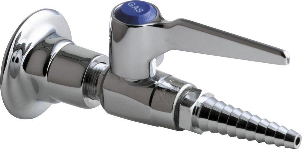 Chicago Faucets 986-909AGVCP Wall Flange with Ball Valve and Inlet Shank 3/8 in