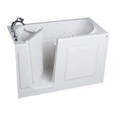 American Standard 3060.509.CRW Value Series 59-1/2 x 29-3/4 in. Combo Walk-In Bathtub with Right Drain in White