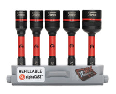 Apex Tool Group CAVBXR-5 Bolt Biter Impact Nut Extractor and Driver Set 5pc