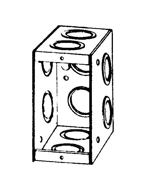 Appleton M1-350 1-Gang 3-1/2 Deep Masonry Box