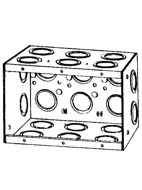 Appleton M3-350 3-Gang 3-1/2 Deep Masonry Box