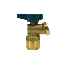 AY McDonald 5424-212 72008QT Quarter-Turn Boiler Drain Valve, 1/2 in Nominal, MNPT x Male Garden Hose Thread