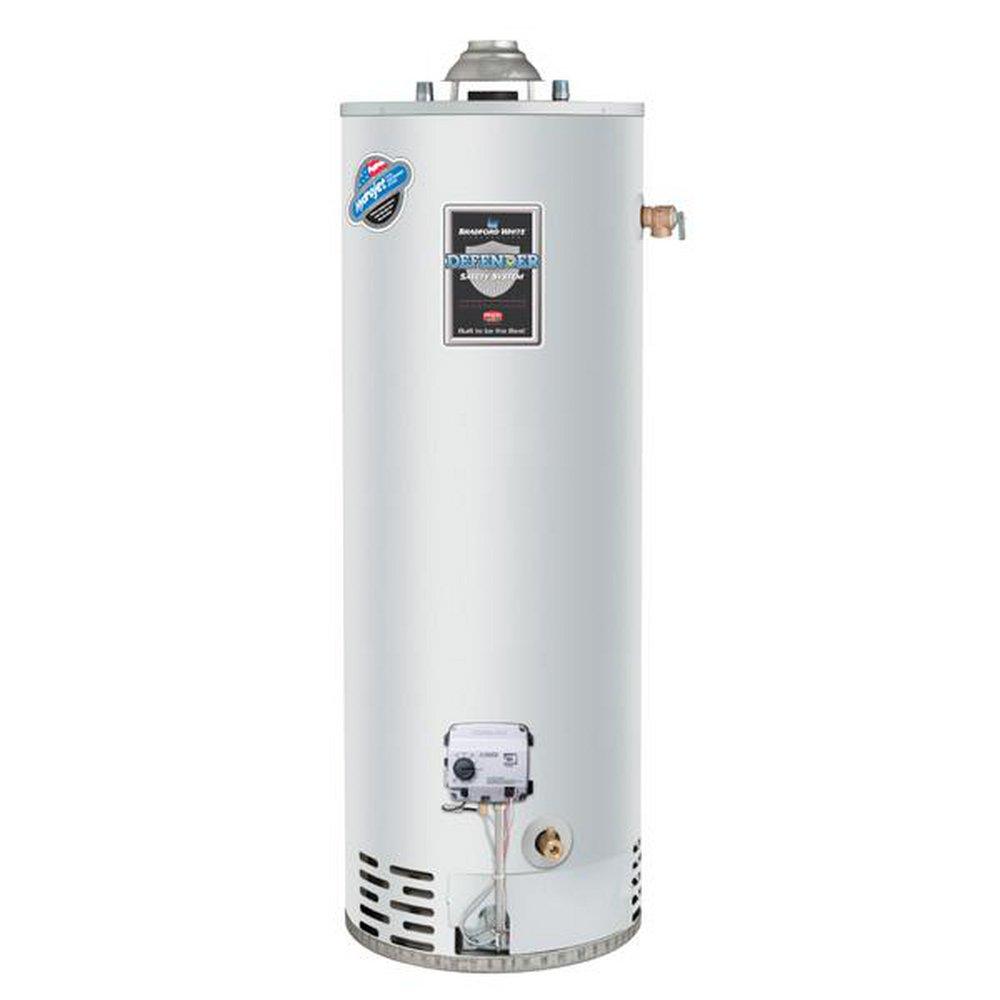 Bradford White RG140T6N FVIR Defender Safety System 40 Gallon Natural Gas Water Heater