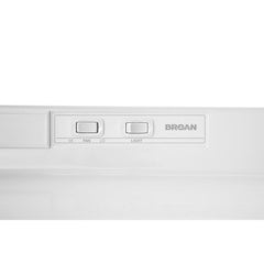 Broan-NuTone F403011 White-on-White Range Hood 230 MAX CFM 30 in Ducted