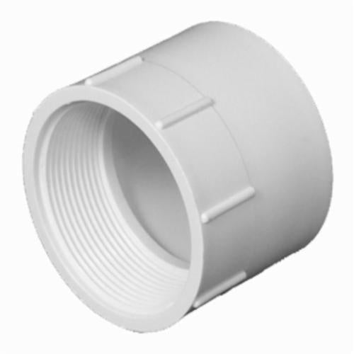 Charlotte Pipe 1018 DWV Female Adapter, 8 in, Hub x FNPT, SCH 40/STD, PVC