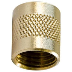 C&D Valve CD2245/6 1/4 Flare Brass Cap Pack of 6