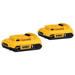 DeWalt DCB203-2 20V MAX Compact XR Battery Lithium Ion 2-Pack