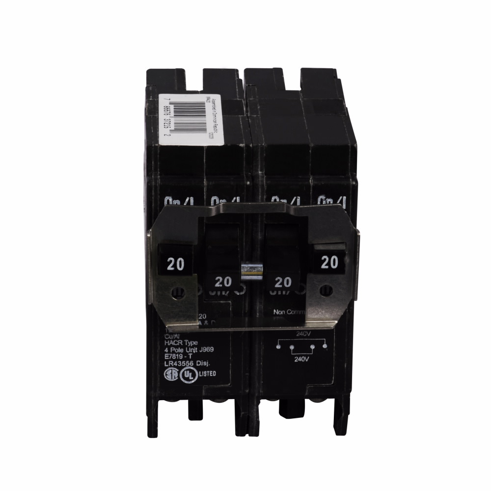 Eaton BR420 BR Quad 2-20A/2P 120/240V