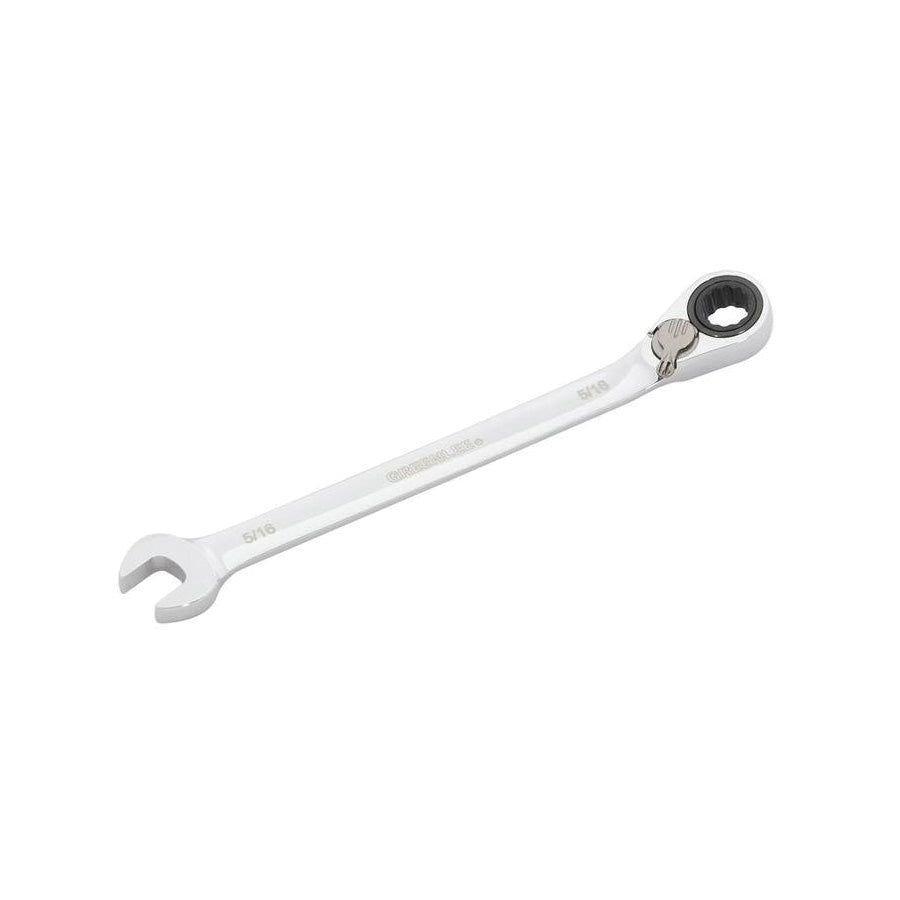 Greenlee 0354-12 5/16 Inch Polished Chrome Combination Ratcheting Wrench