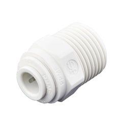 John Guest PP010823WP Speedfit 1/4 x 3/8 in OD Tube x MPT Polypropylene Union Connector