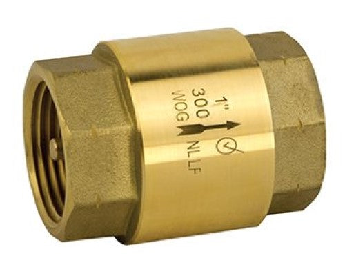 Jomar Valve 105-618G S-521G In-Line Check Valve, 2 in, Solder, 150 lb