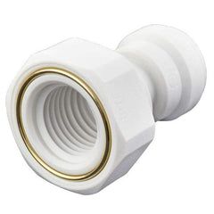 John Guest PP451222WP JG Speedfit 3/8 in OD x 1/4 in NPTF Female Adapter