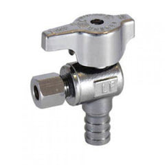 Legend Valve 114-609NL 1/2PEX x 3/8 OD T-595NL No Lead Chrome Brass 1/4 Turn Angle Stop Valve