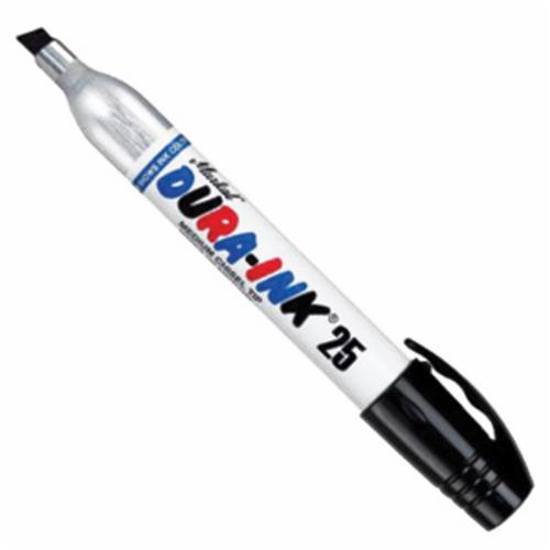 LA-CO Industries 96223 Dura-Ink 25 King Size Permanent Ink Marker 1/8 to 1/4 in Chisel Tip