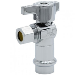 Legend Valve 114-904PNL 1/2 Press x 1/4 OD Angle Stop