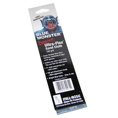 Mill-Rose 70171 Cleanfit Blue Monster Ultra-Flex 70171 Mini Strip Premium Abrasive Cloth 150 Grit 8 in L x 2 in W