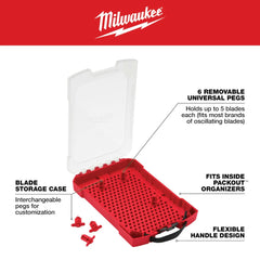 Milwaukee 49-10-9114 OPEN-LOK Multi-Tool Blade Variety Kit with Modular Case 15PC