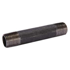 B&K 3.8BNI Pipe Nipple, 3 in x 8 in L NPT, Carbon Steel, Black Oxide, SCH 40/STD