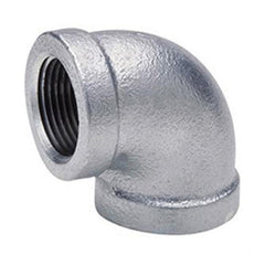 B&K 510-006 90 deg Pipe Elbow, 1-1/4 in, NPT, 150 lb, Malleable Iron, Galvanized