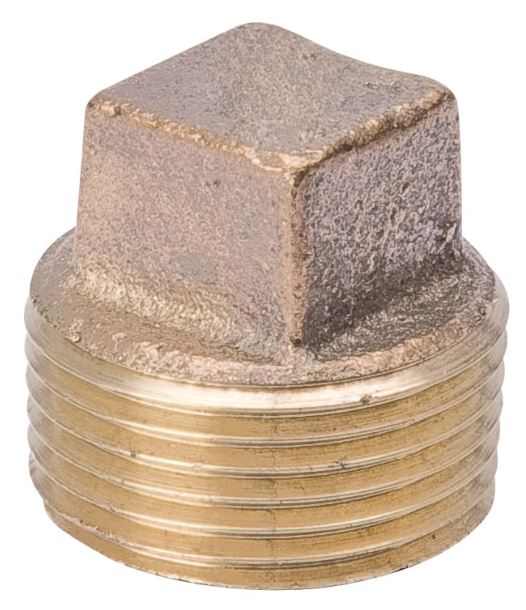 B&K 458-002NL Lead-Free Solid Plug, 3/8 in, MNPT, 125 lb