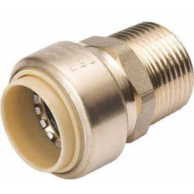 Mueller 630-134 ProLine Reducing Male Adapter, 1/2 x 3/4 in, Push-Fit x MNPT