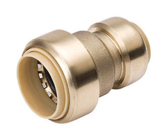 Mueller 630-054 Reducing Coupling, 1 x 3/4 in, Push-Fit, Brass