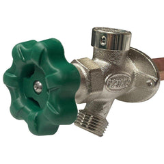 PRIER Products P-164T08 Freezeless Wall Hydrant, 1/2 In MIP x FIP, 90 Deg Quarter Turn