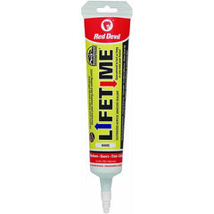 Red Devil 0855 Siliconized Acrylic Adhesive Sealant 5.5 oz Squeeze Tube White