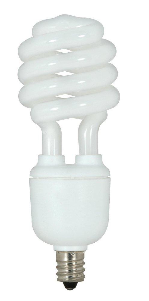 SATCO S7365 13W T2 Coil Compact Fluorescent Light Bulb with Candelabra Base