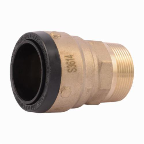 Sharkbite SB114140M 2XL Large Diameter Male Connector, 1-1/2 in, Push-Fit x MNPT, SB114140M