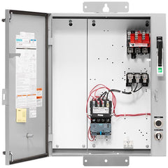 Siemens 87FUF6FA Pump Control Panel, 110 to 240 VAC V Coil, NEMA 3R Enclosure, SZ 2