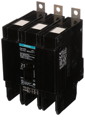 Siemens BQD325 3-Pole 25 Amp 480 VAC 14 kA Circuit Breaker