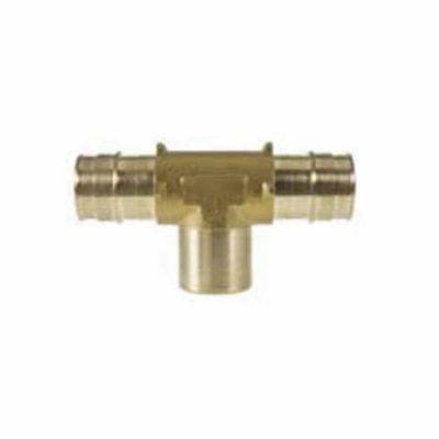 Uponor LF7707575 Adapter Tee, 3/4 x 3/4 x 1/2 in, ProPEX x ProPEX x FNPT, Brass