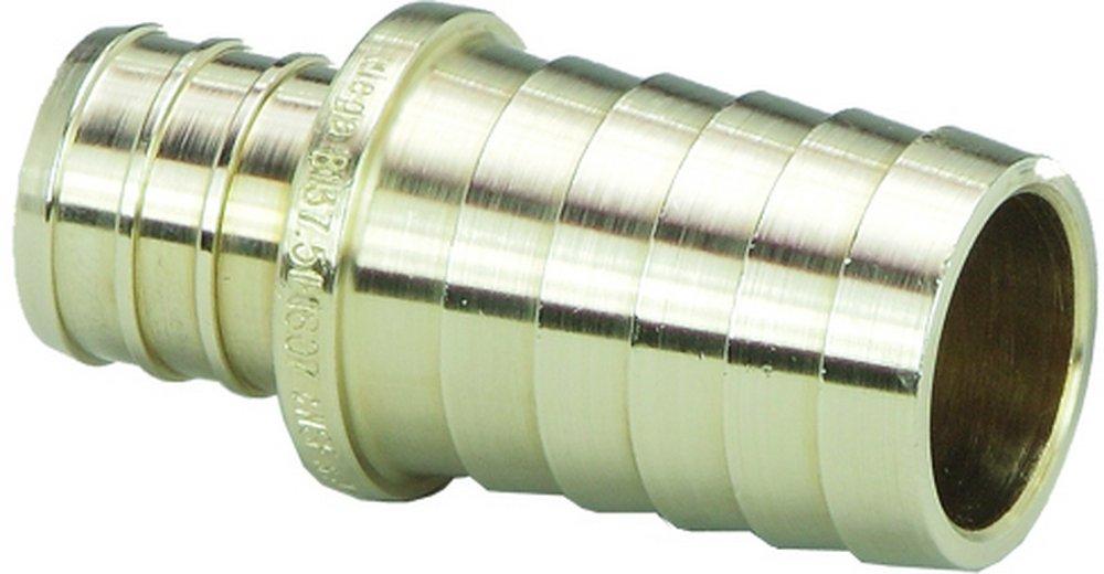 Viega 46145 PureFlow 3/4 in Brass PEX Crimp x 3/4 in Polybutylene Connection Adapter