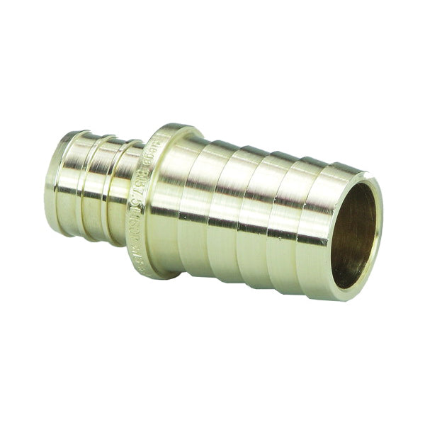 Viega 46145 PureFlow 3/4 in Brass PEX Crimp x 3/4 in Polybutylene Connection Adapter