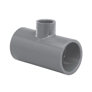 Westlake Pipe & Fittings 801-130 Reducing Tee, 1 x 1 x 1/2 in, Slip, SCH 80/XH, PVC