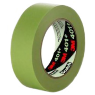 3M 00051115647628 High Performance Green Masking Tape 401 36 mm x 55 m