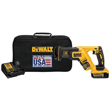 DeWalt DCS367P1 20V MAX XR Brushless Compact Reciprocating Saw Kit (5.0 Ah)